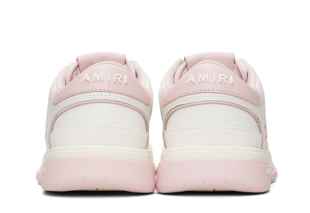 AMIRI Classic Low White & Pink Sneakers — Mujer