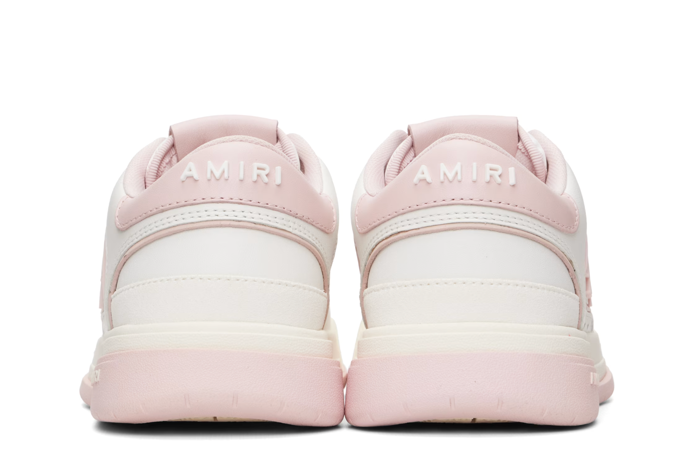 AMIRI Classic Low White & Pink Sneakers — Mujer