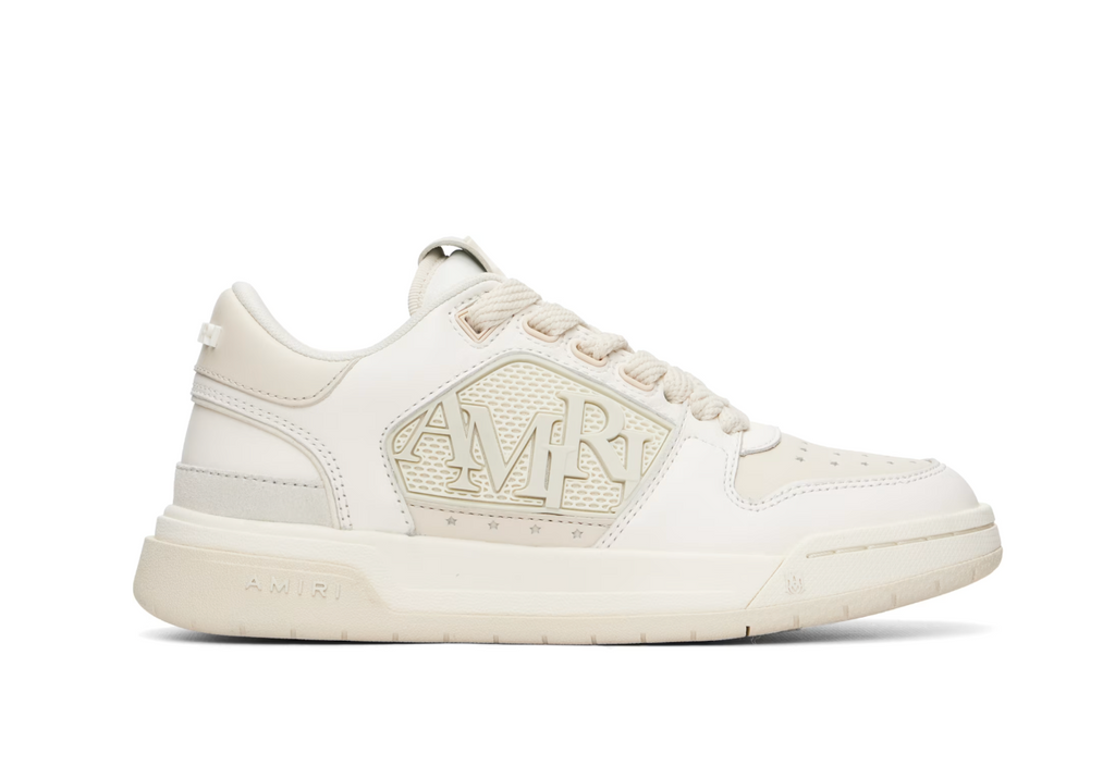 AMIRI Classic Low White & Off-White Sneakers — Mujer