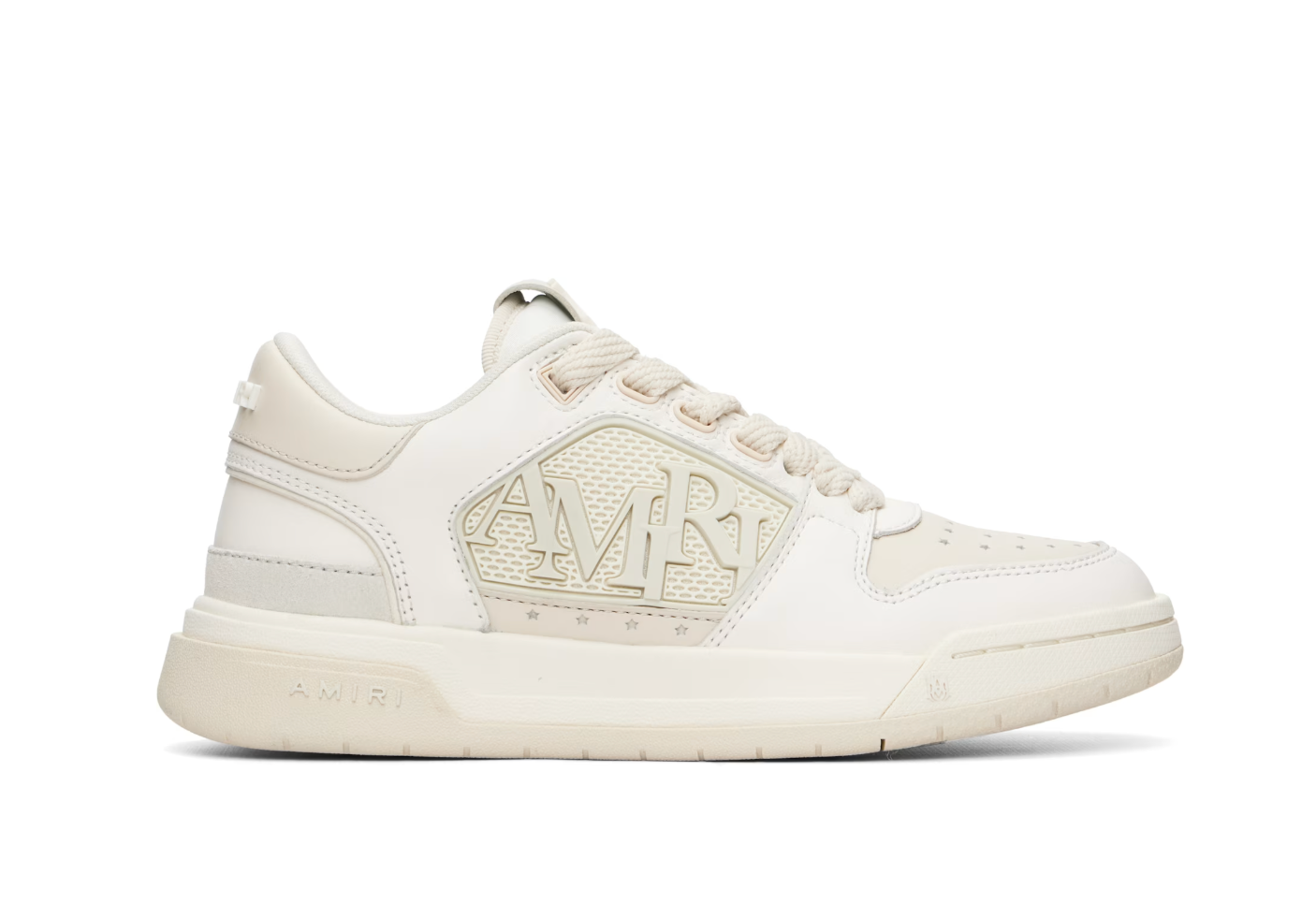 AMIRI Classic Low White & Off-White Sneakers — Mujer