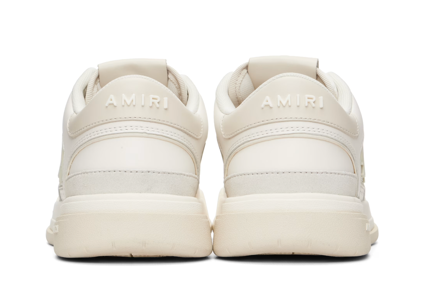 AMIRI Classic Low White & Off-White Sneakers — Mujer