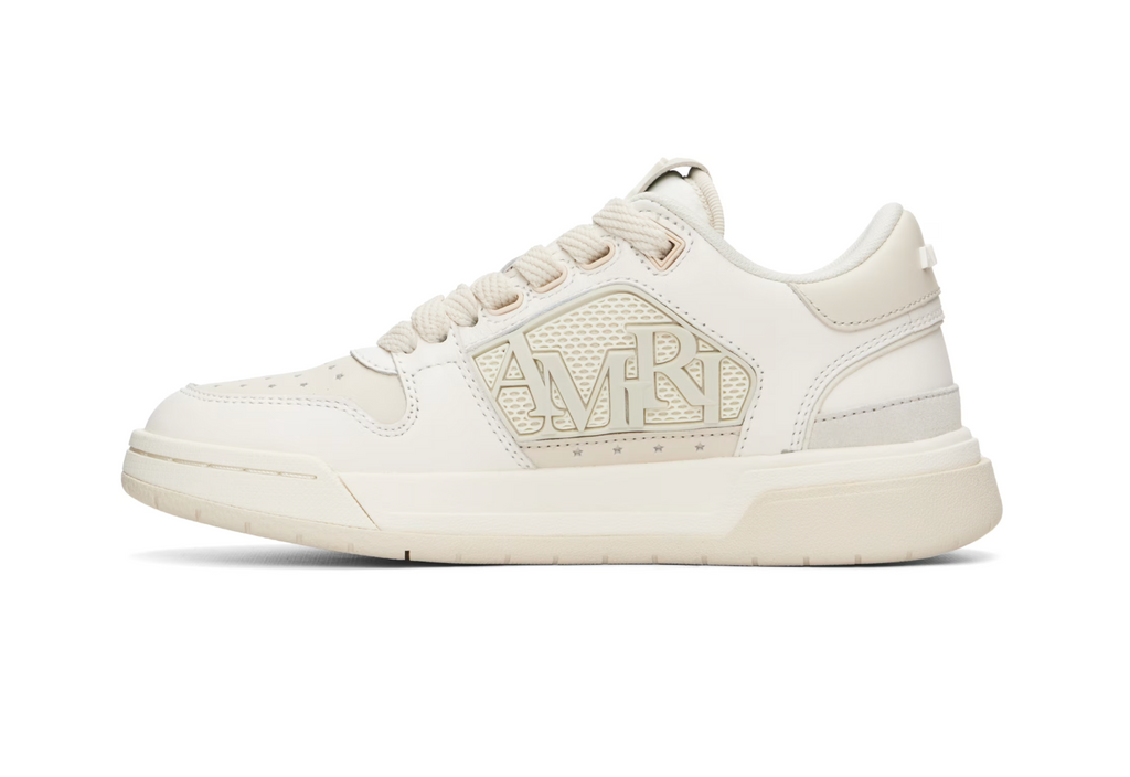AMIRI Classic Low White & Off-White Sneakers — Mujer