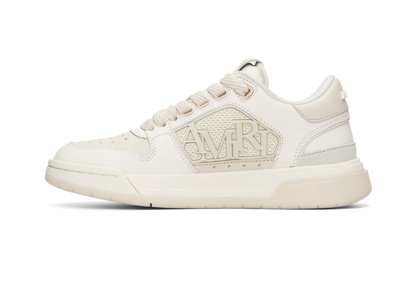 AMIRI Classic Low White & Off-White Sneakers — Mujer