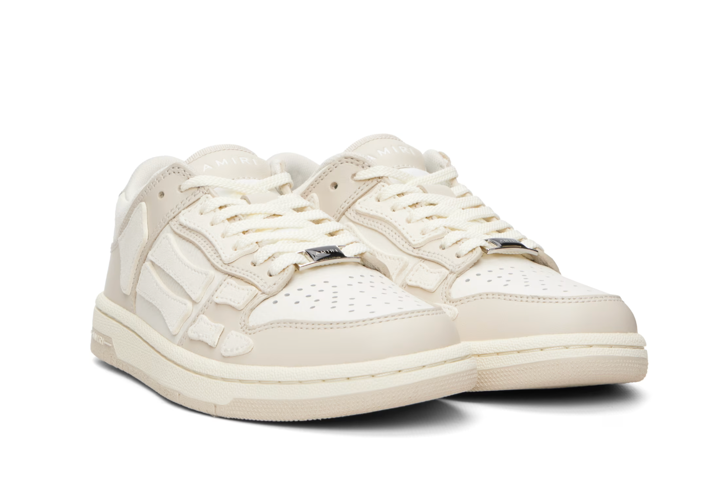 AMIRI Skel-Top Low Off-White Sneakers — Mujer