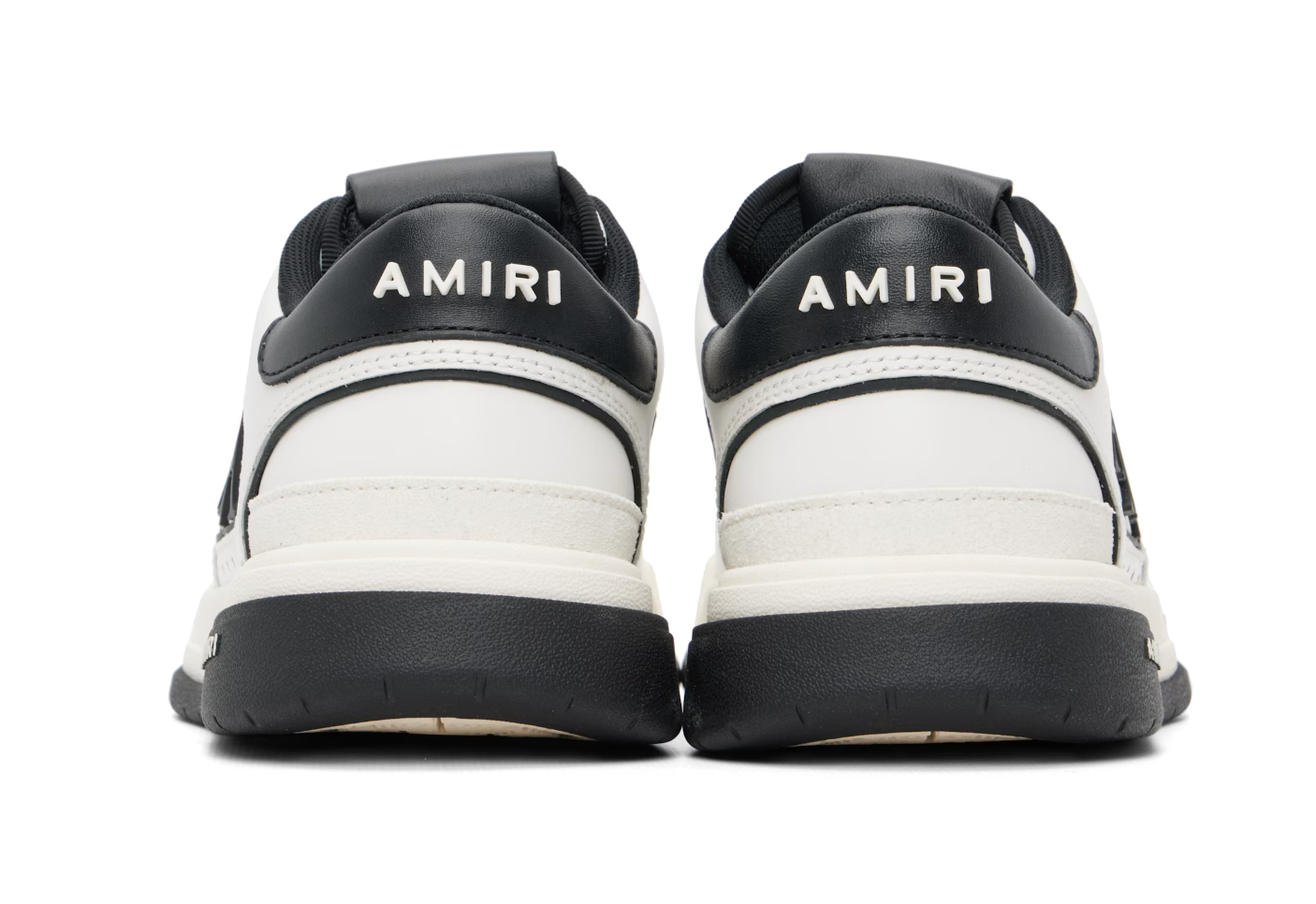 AMIRI Classic Low White & Black Sneakers — Mujer
