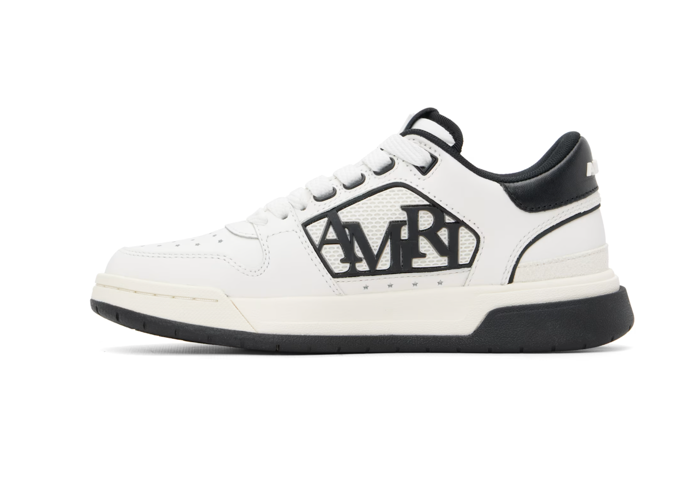 AMIRI Classic Low White & Black Sneakers — Mujer