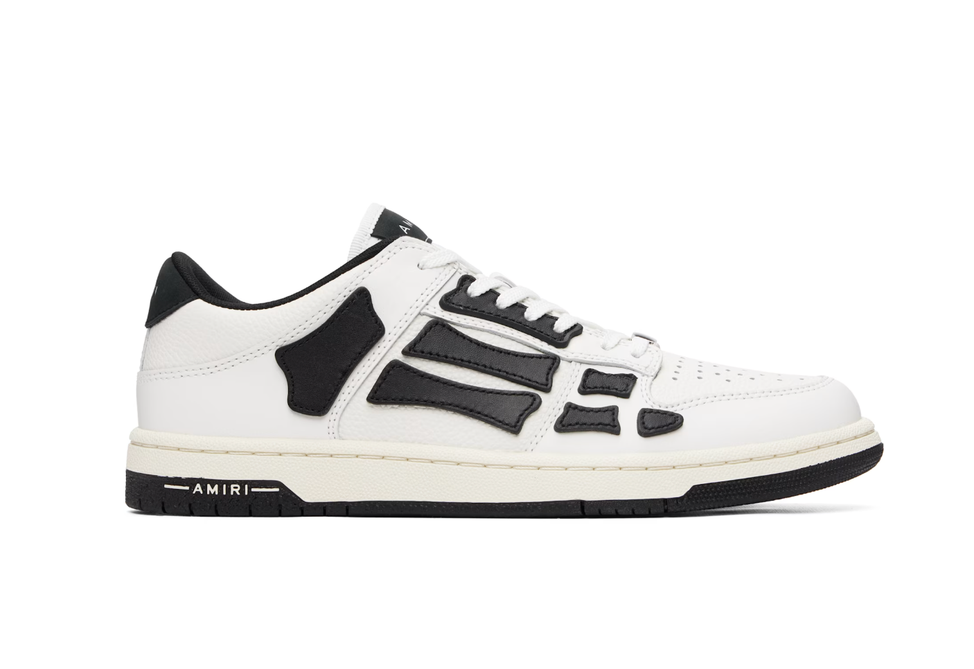 AMIRI Skel Top Low White Sneakers — Hombre