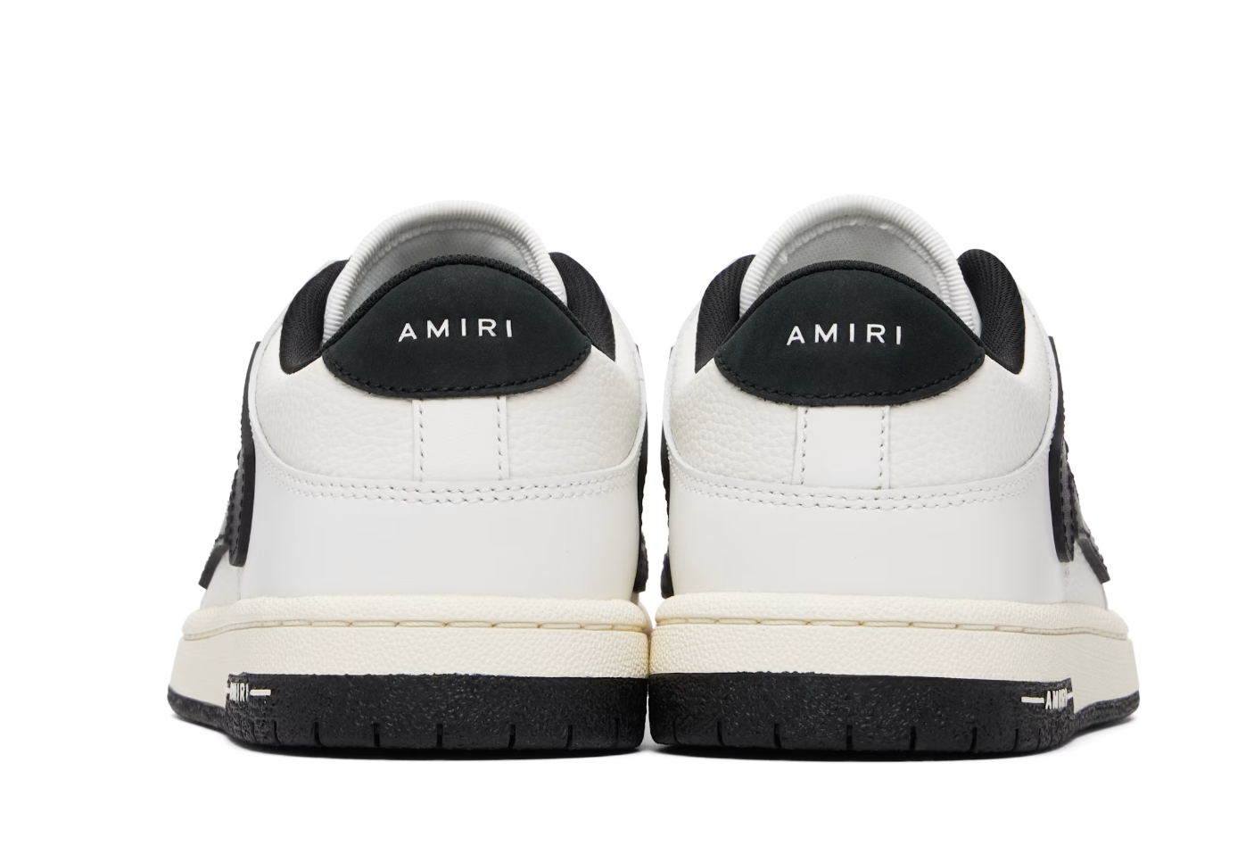 AMIRI Skel Top Low White Sneakers — Hombre
