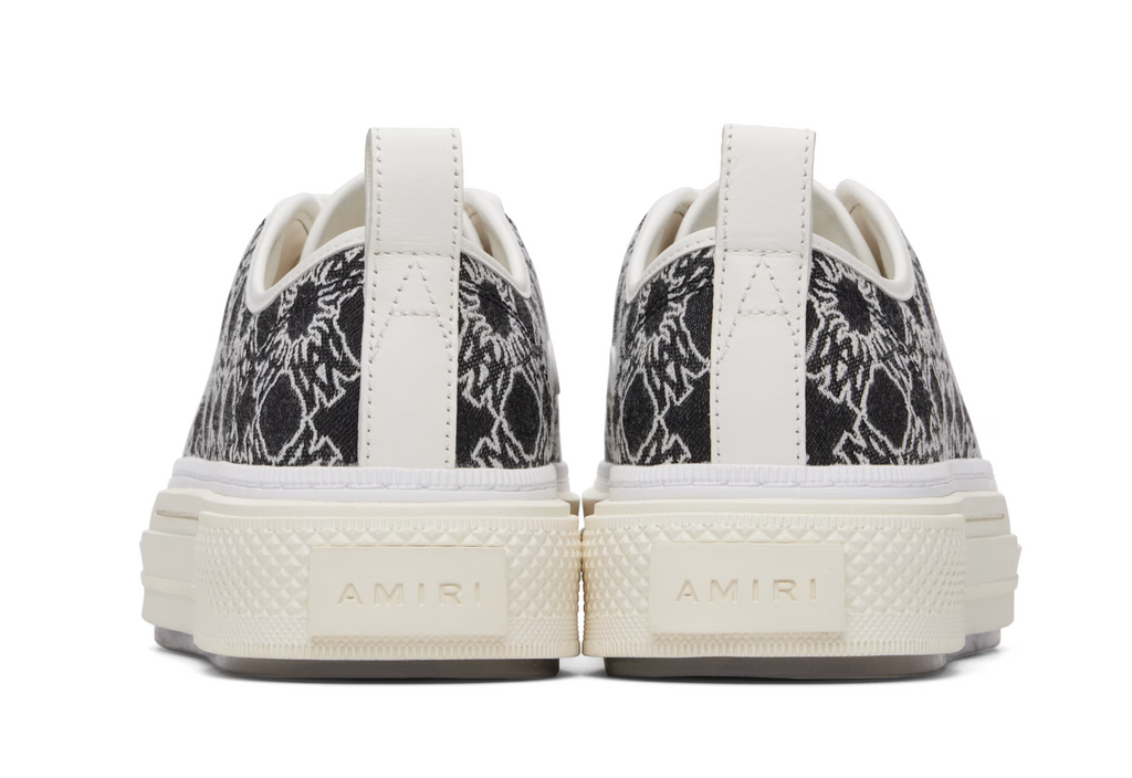 AMIRI MA Quad Court Low White & Gray Sneakers — Hombre