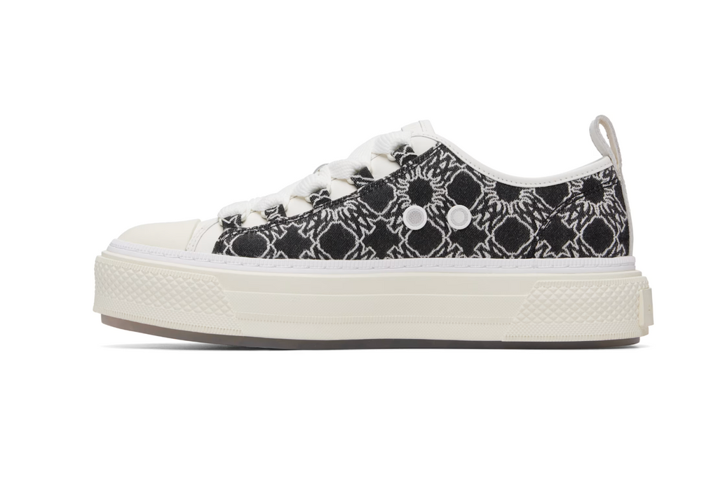 AMIRI MA Quad Court Low White & Gray Sneakers — Hombre