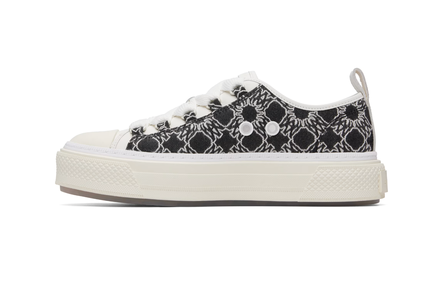 AMIRI MA Quad Court Low White & Gray Sneakers — Hombre
