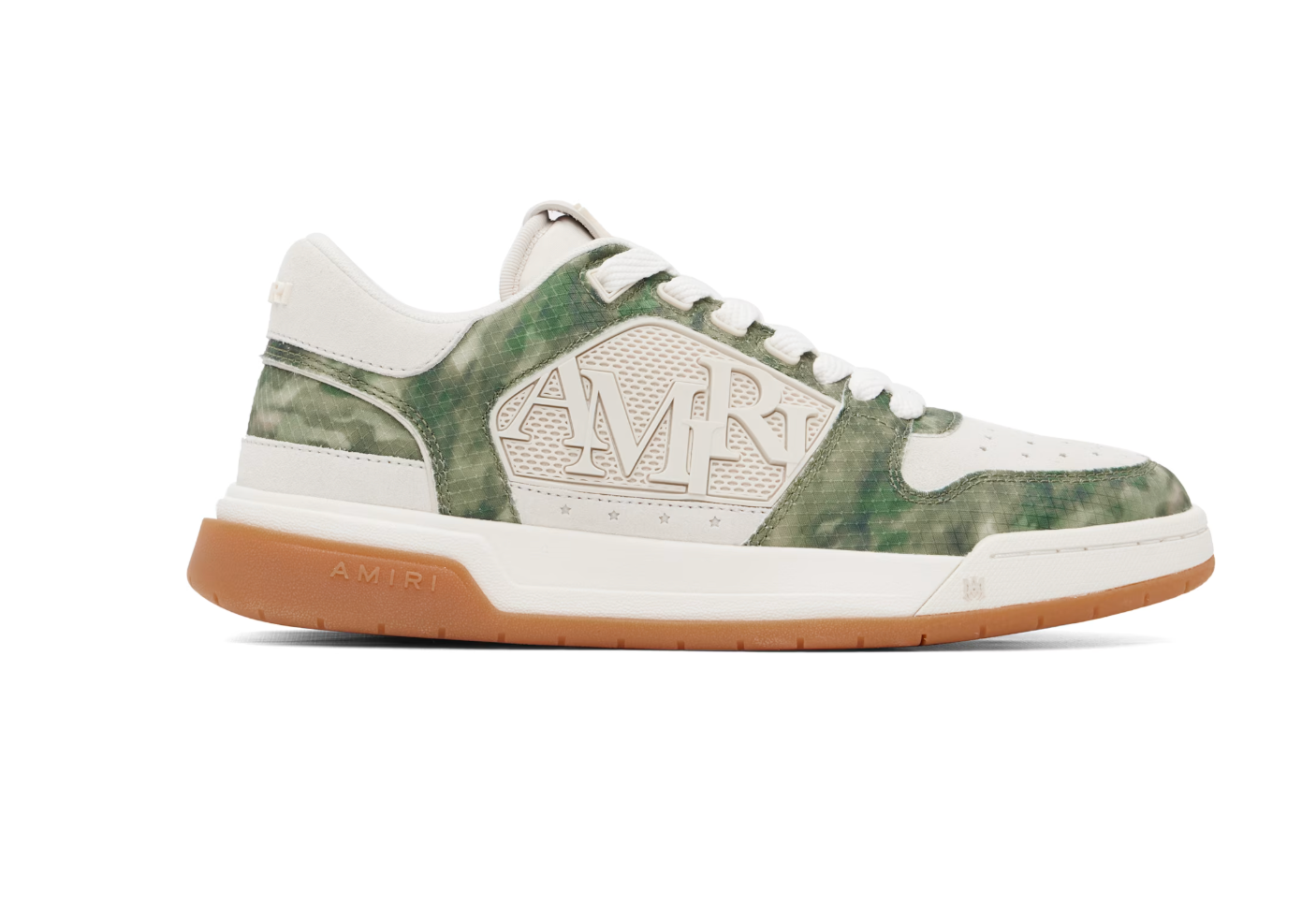 AMIRI Beige & Khaki Camo Classic Low Sneakers — Hombre