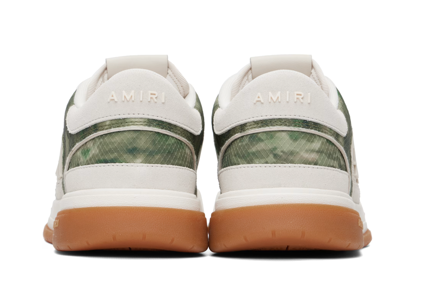 AMIRI Beige & Khaki Camo Classic Low Sneakers — Hombre