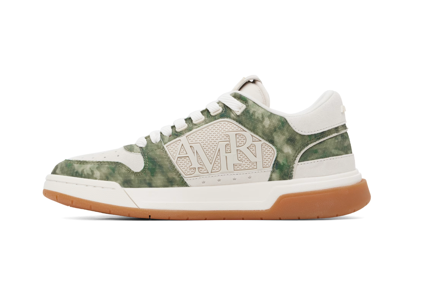 AMIRI Beige & Khaki Camo Classic Low Sneakers — Hombre