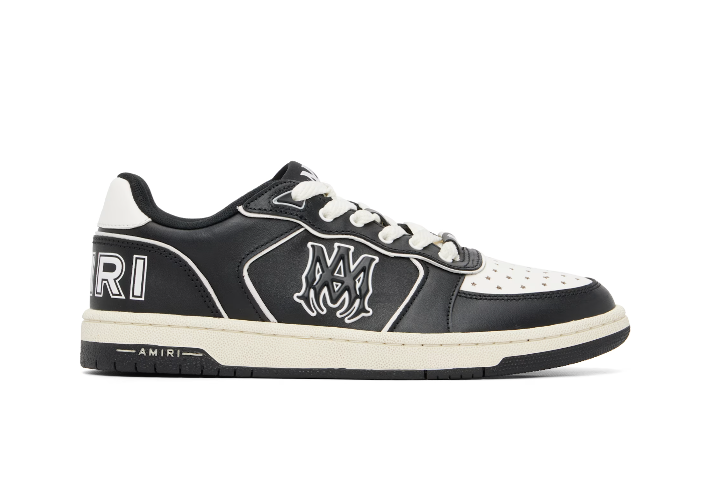 AMIRI Newport Black & White Sneakers — Hombre
