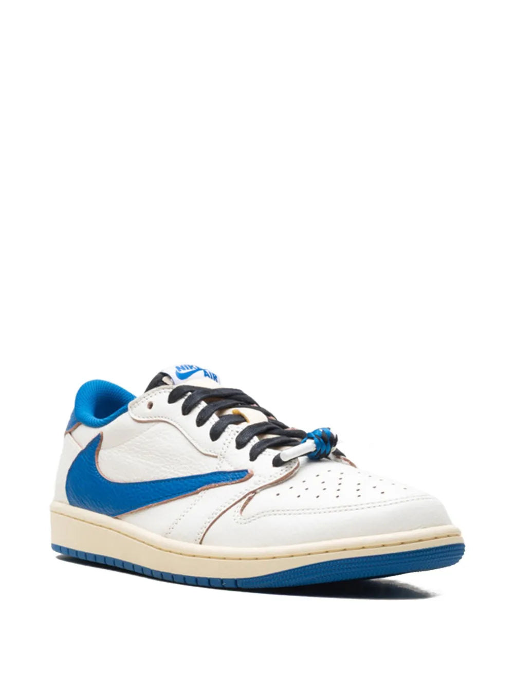 Fragment x Travis Scott x Air Jordan 1 Low 'Sail Military Blue'