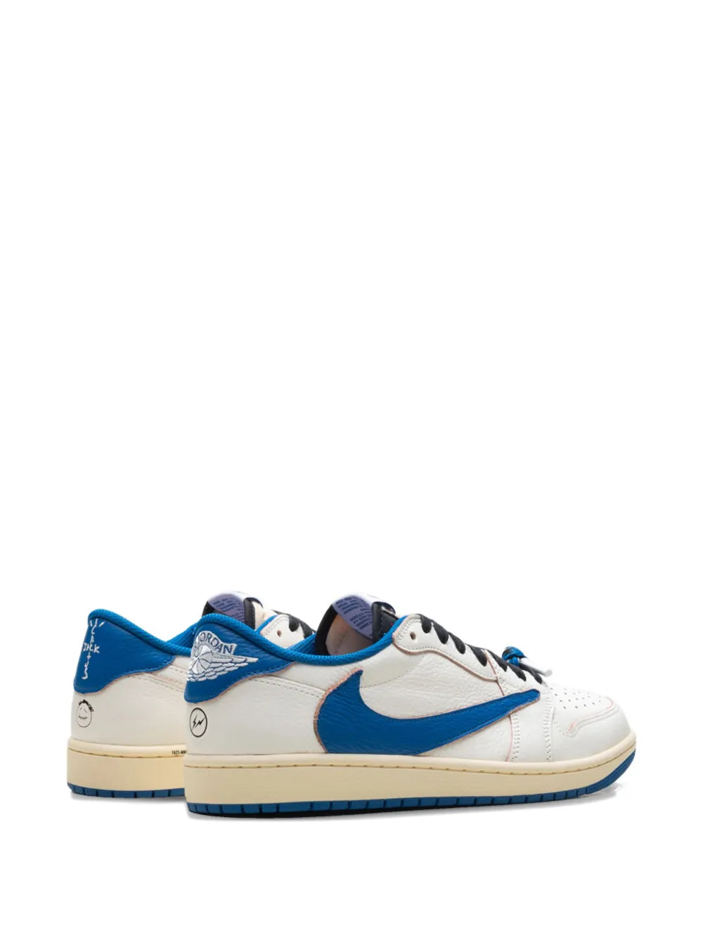 Fragment x Travis Scott x Air Jordan 1 Low 'Sail Military Blue'